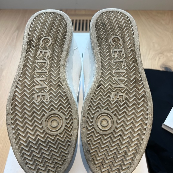 Celine CT-02 trainer mid sneaker in calfskin - Picture 6 of 10